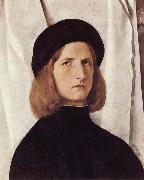 Lorenzo Lotto Portrait of a Young Man oil painting picture wholesale